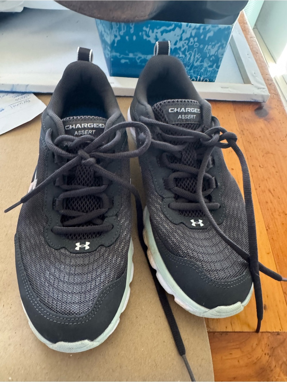 Under Armour Charged Assert Men's Black Athletic Sneakers